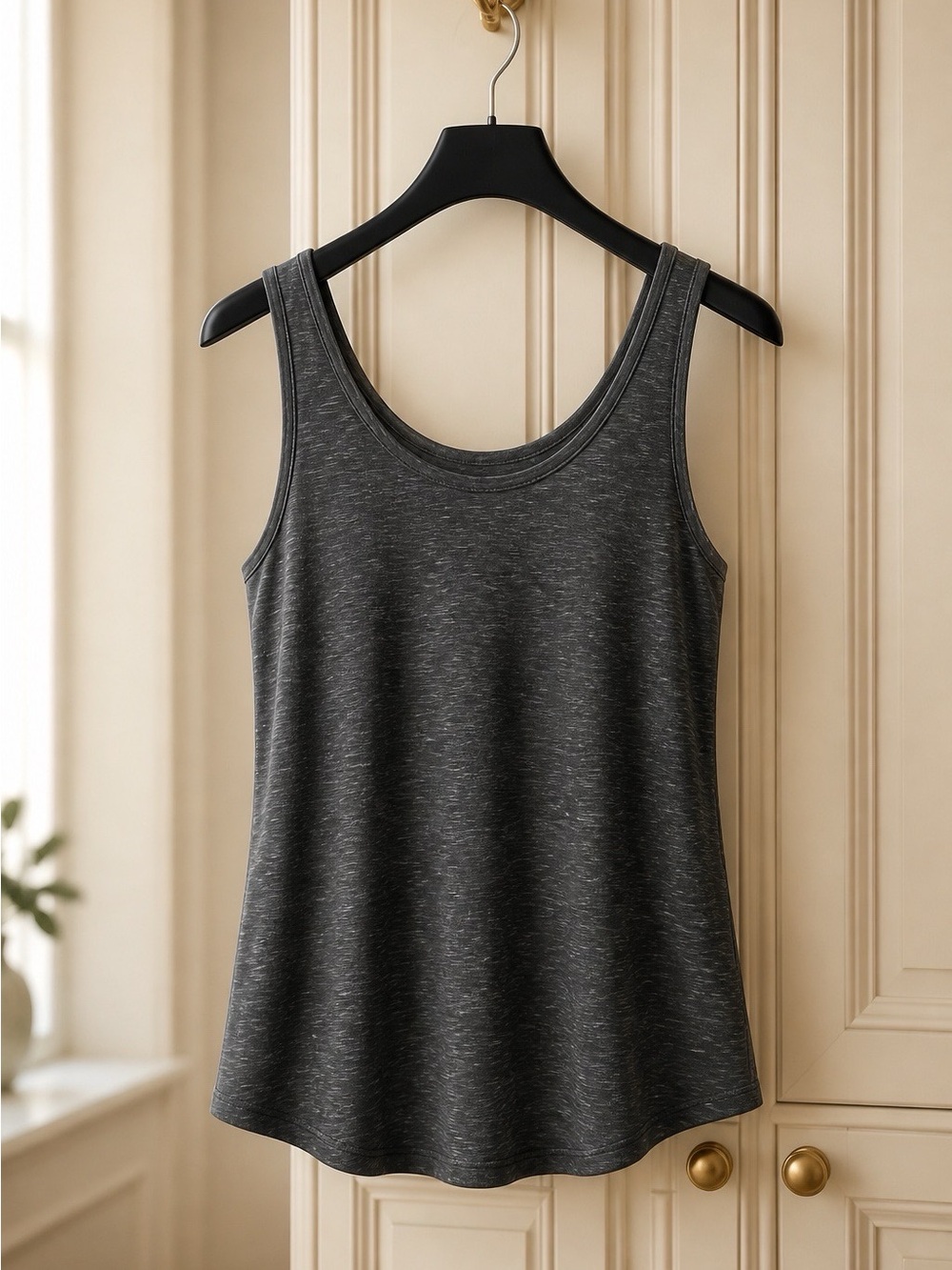 Xersion Heathered Charcoal Scoop Tank